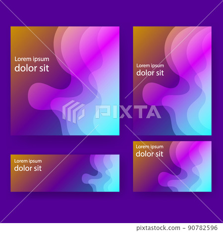 flare wave texture cover design blank template for print 90782596