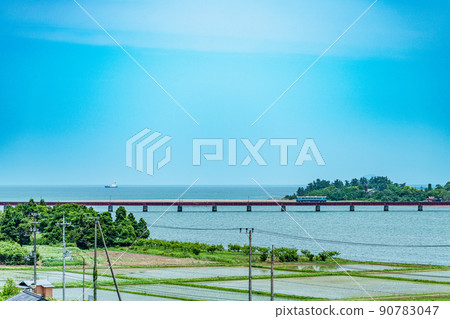 京都府由良川橋 90783047