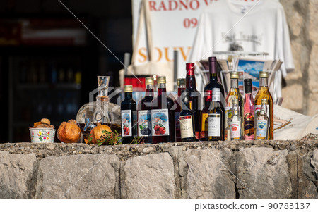 Perast, Montenegro - January 19 2022 90783137