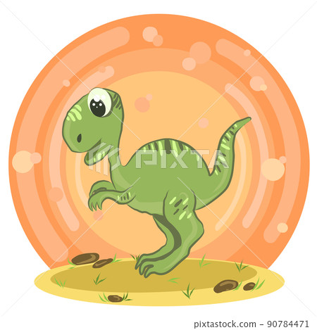 cute dinosaur 90784471