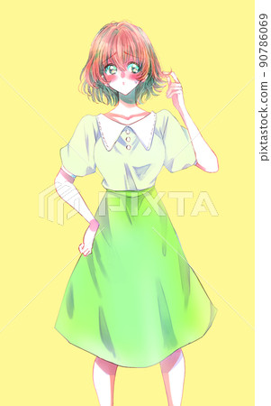 害羞的女人 害羞的女人 90786069