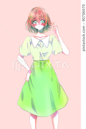 害羞的女人 害羞的女人 90786070