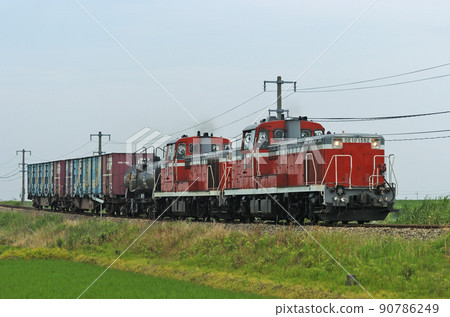 高山本線 Hayahoshi-Chisato JR Freight DE10-1592 + DE10-1160（東新潟） 90786249