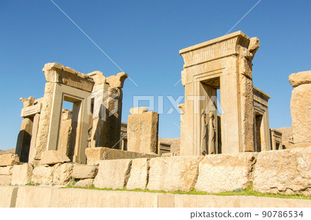 Landscape of Persepolis, a World Heritage Site in Iran 90786534