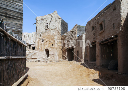 Panorama of Sarai-Batu. An ancient city, the capital of the Golden Horde. Astrakhan region. Russia 90787108