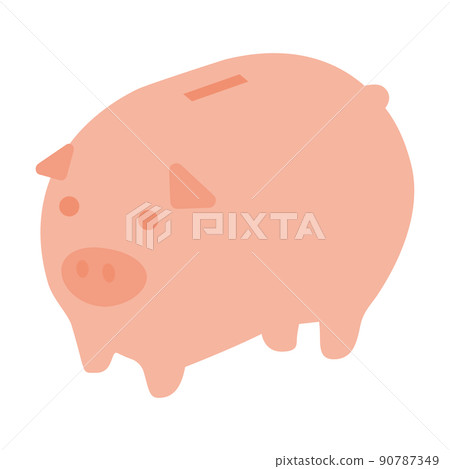 粉紅色醜陋可愛的存錢罐 90787349