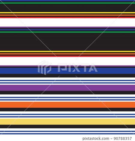 Double Rainbow Striped seamless pattern design Double Rainbow Striped seamless pattern design 90788357