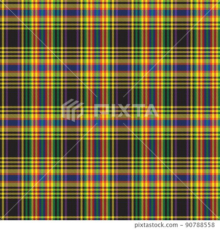 Rainbow Plaid Tartan Checkered Seamless Pattern Rainbow Plaid Tartan Checkered Seamless Pattern 90788558