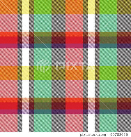 Rainbow Plaid, checkered, tartan seamless pattern suitable for fashion textiles and graphics Rainbow Plaid, checkered, tartan seamless pattern suitable for fashion textiles and graphics 90788656