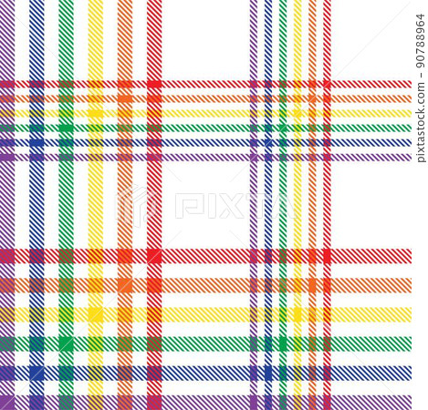 Rainbow Plaid, checkered, tartan seamless pattern suitable for fashion textiles and graphics Rainbow Plaid, checkered, tartan seamless pattern suitable for fashion textiles and graphics 90788964