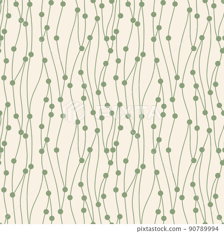 smooth branches with berries seamless pattern delicate background 90789994