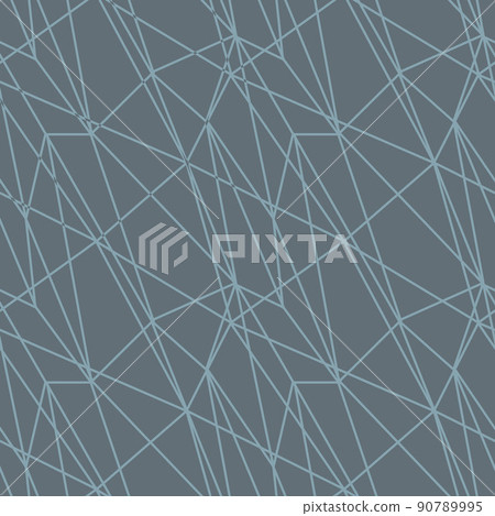 modern mosaic seamless pattern with pastel color abstract triangles and thin lines 90789995