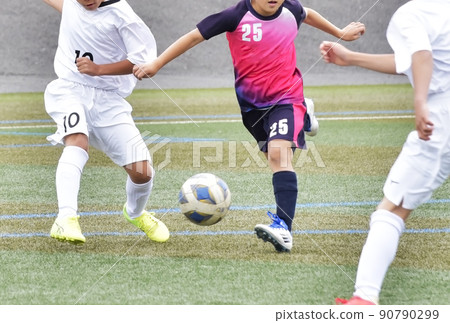 Soccer football sports soccer field match image material Soccer football sports soccer field match image material 90790299