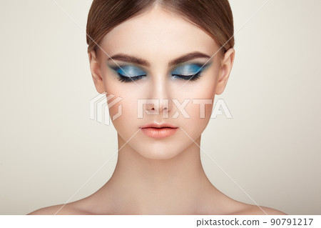 Beautiful woman face Beautiful woman face 90791217