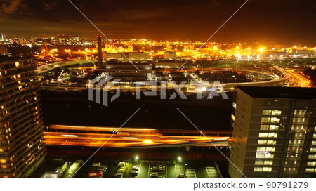 A wonderful night view of the city that you can see A wonderful night view of the city that you can see 90791279
