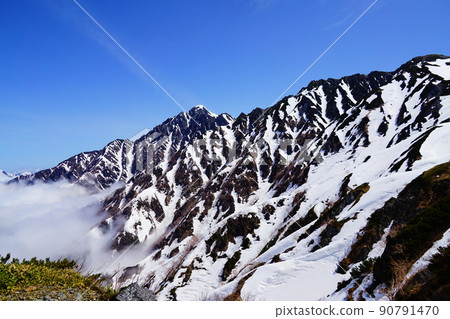 Tateyama May Mt. Tsurugi seen from Murodo Norietsu 90791470