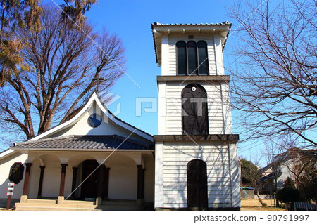 名古屋天主教 Chikaramachi 教堂的風景 名古屋天主教 Chikaramachi 教堂的風景 90791997