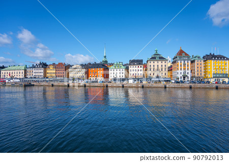 Colorful houses of Stockholm old town 90792013
