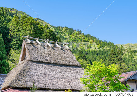 Miyama-cho, Nantan City, Kyoto Prefecture, Japan's original scenery, sunny Miyama Kayabuki no Sato 90794465