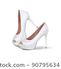 Female wedding footwear with open toe 90795634