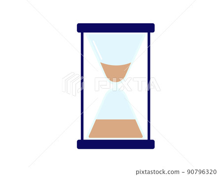 沙漏圖標背景透明插圖時鐘時間已過 90796320
