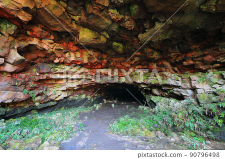 Jeju Seongeup Green Tea Field Natural Cave, Cave, Natural Cave, Summer, Jeju Seongeup Green Tea Field Natural Cave, Cave, Natural Cave, Summer, 90796498