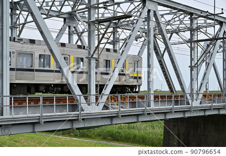 鐵路私營鐵路:東武日光 20000 系列改造 20400 型利根川橋 鐵路私營鐵路:東武日光 20000 系列改造 20400 型利根川橋 90796654