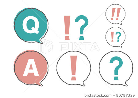 Q & A icon set Q & A icon set 90797359