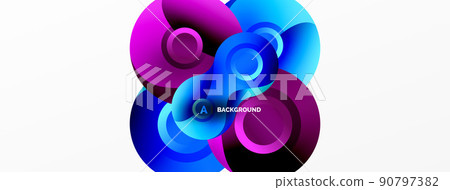 Vector geometric abstract background 90797382