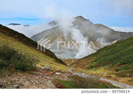 Jigokudani of Tateyama Murodo, Toyama Prefecture Jigokudani of Tateyama Murodo, Toyama Prefecture 90798014