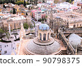 Seville cityscape as seen from Seville Cathedral 90798375