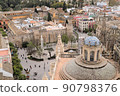 Seville cityscape as seen from Seville Cathedral 90798376