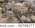 Seville cityscape as seen from Seville Cathedral 90798377