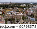 Seville cityscape as seen from Seville Cathedral 90798378