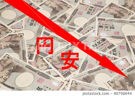 日元貶值圖片 90798644
