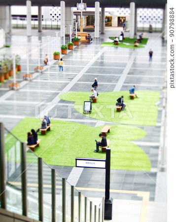 Space-time open space Osaka Station 90798884