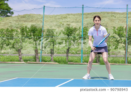 網球接受側站位 網球接受側站位 90798943