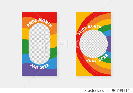 Pride month social media stories. Trendy editable social media stories template. Vector illustration. Pride month social media stories. Trendy editable social media stories template. Vector illustration. 90799115