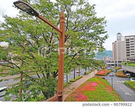 北九州市小倉站北側的都市風景 90799922