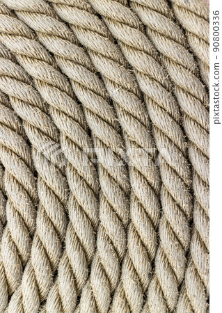 Circle rounded antique chest rope coil 90800336