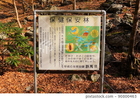 保護保護森林招牌 Kesakake 橋 Konaka Otaki 秋葉 保護保護森林招牌 Kesakake 橋 Konaka Otaki 秋葉 90800463