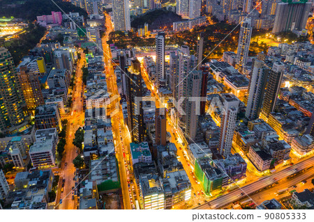 Kowloon city, Hong Kong 15 May 2019 90805333