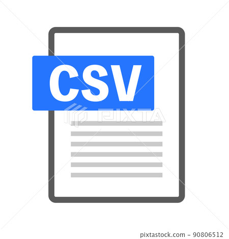 CSV file CSV file 90806512