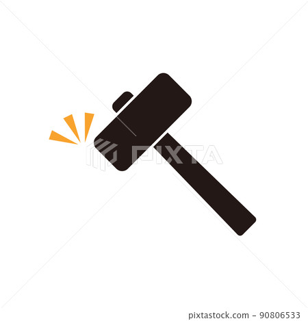 Hit with a hammer Hit with a hammer 90806533