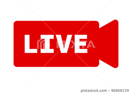 Live camera icon LIVE Live camera icon LIVE 90806539