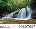 Mae Sa waterfall Near Chiangmai city, Chiang Mai, North in Thailand 90807697