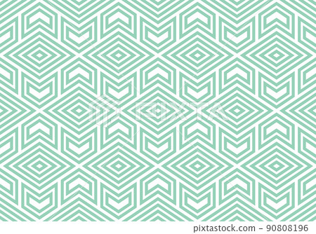 Abstract geometric pattern. A seamless vector background. White and green ornament. Graphic modern pattern. Simple lattice graphic design Abstract geometric pattern. A seamless vector background. White and green ornament. Graphic modern pattern. Simple lattice graphic design 90808196