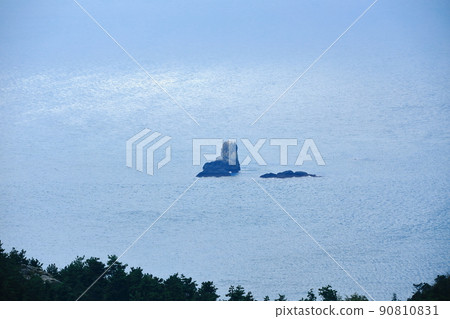 Chujado，島，旅遊勝地，旅行，休息，熔岩，海，濟州島， 90810831