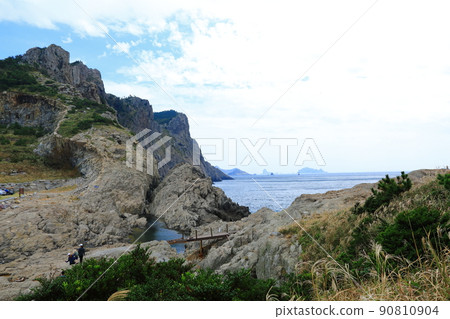 Chujado, island, tourist attraction, travel, rest, lava, sea, Jeju island, 90810904