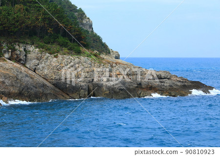 Chujado，島，旅遊勝地，旅行，休息，熔岩，海，濟州島， 90810923